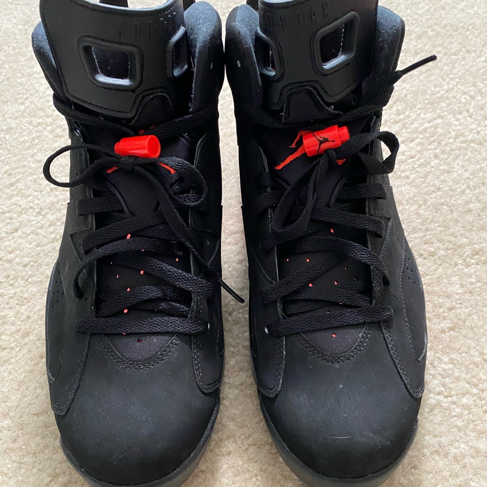 Jordan 6 Retro Infrared Black (2014) 384664-023 Size 12